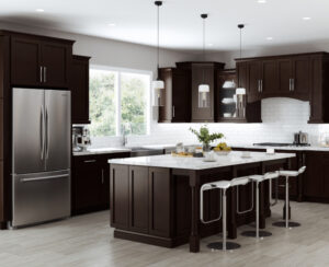 Ebony Shaker Kitchen Cabinets