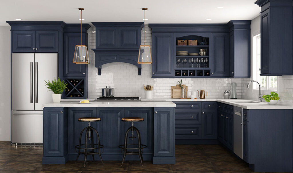 Navy Blue Kitchen Cabinets - Kitchen & Bath Warehouse