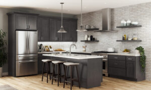 Gray Shaker Kitchen Cabinets